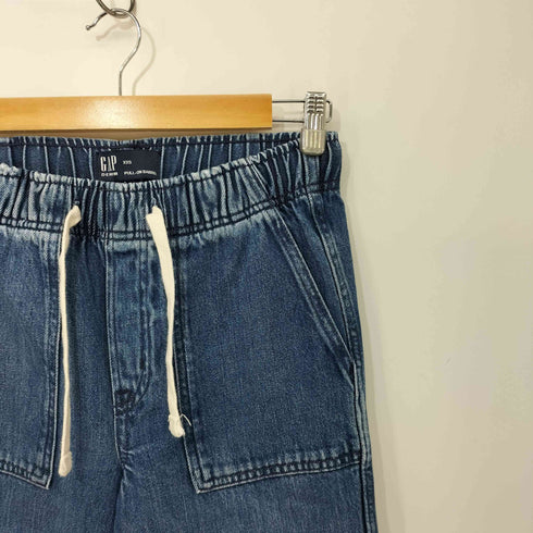 ギャップ Gap ミッドライズ スーパーソフト プルオン バレルデニム レディース XXS