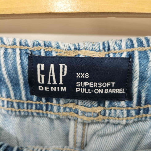 ギャップ Gap ミッドライズ スーパーソフト プルオン バレルデニム レディース XXS