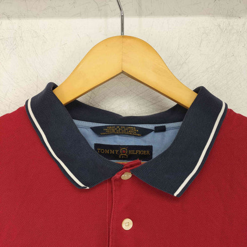 トミーヒルフィガーゴルフ TOMMY HILFIGER GOLF エンブレム刺繍 ポロシャツ メンズ JPN:XL
