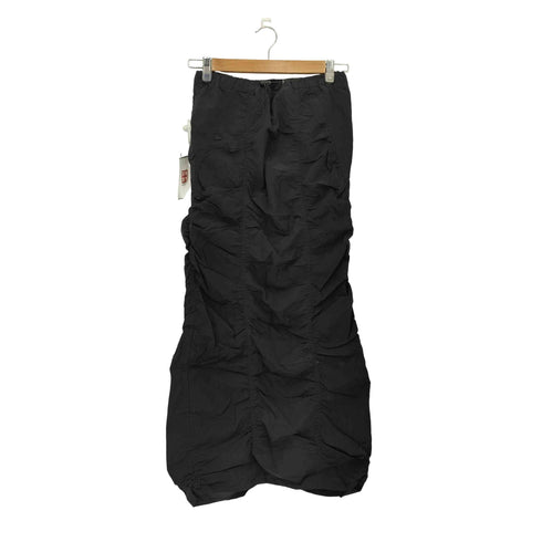 スライ SLY I LINE GATHER ギャザーディティール ドローコード ナイロンスカート レディース JPN:1