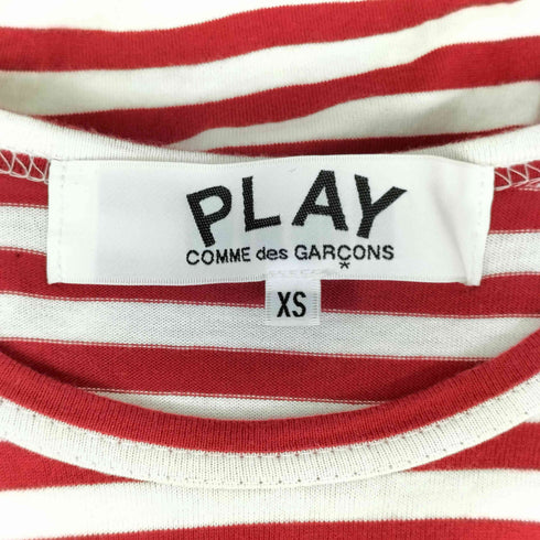 プレイコムデギャルソン PLAY COMME des GARCONS Border Long Sleeve T-Shirt レディース JPN:XS