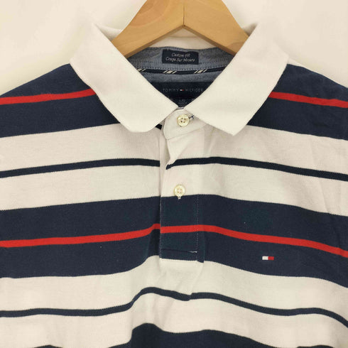 トミーヒルフィガー TOMMY HILFIGER Custom Fit 刺繍ロゴ ポロシャツ メンズ import:L