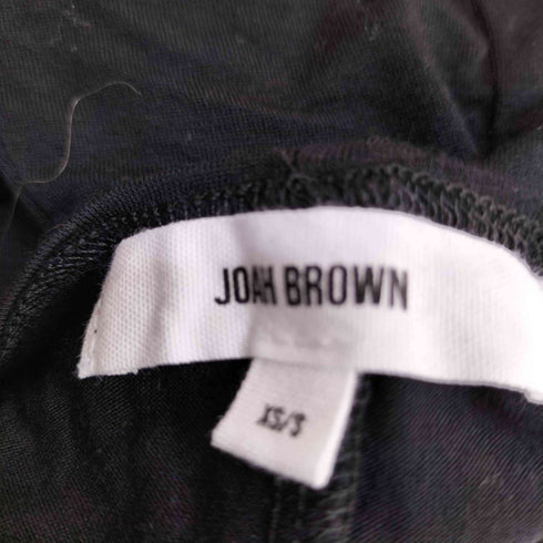 JOAH BROWN バックオープン ハイネック ロングスリーブ Tシャツ カットソー レディース