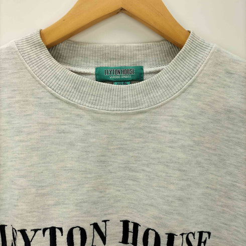 LEYTON HOUSE 90S 国旗 刺繍 ヘビーウェイト スウェット トレーナー ビックサイズ メンズ 4L