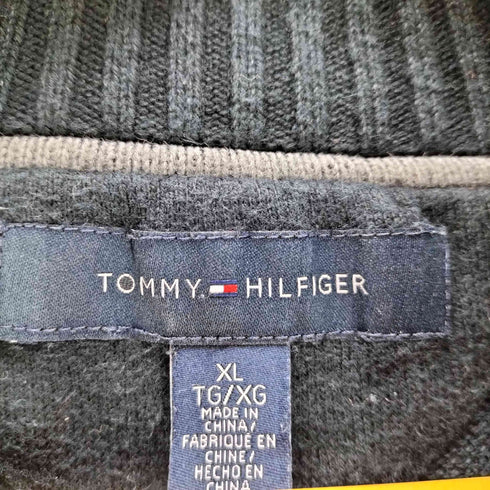 トミーヒルフィガー TOMMY HILFIGER DRIVERS KNIT ロゴ 刺繍 ドライバーズ ニット セーター ビックサイズ メンズ import:XL