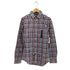 ギャップ Gap Slim Fit マドラスチェック レギュラーカラー長袖シャツ メンズ S