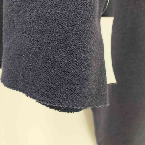 90S テーマパーク キャラクター 刺繍 カットオフ リメイク クロップド スウェット トレーナー 短丈 レディース