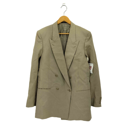 SANGER HARRIS フランス製 ダブルブレスト ストライプ テーラードジャケット メンズ
