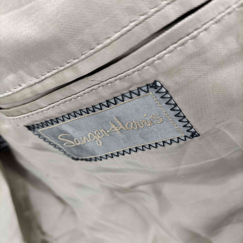 SANGER HARRIS フランス製 ダブルブレスト ストライプ テーラードジャケット メンズ