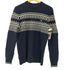 フレッドペリー FRED PERRY Island Knit Sweater 月桂樹 ロゴ 刺繍 アイランド ノルディック ニット セーター Lambs Wool 100% ラムウール メンズ import:L