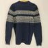 フレッドペリー FRED PERRY Island Knit Sweater 月桂樹 ロゴ 刺繍 アイランド ノルディック ニット セーター Lambs Wool 100% ラムウール メンズ import:L