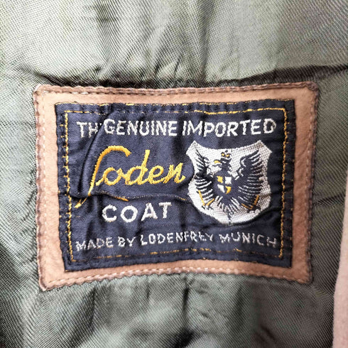LODENFREY 60-70S ウール くるみボタン チェスターコート ライナー付き メンズ