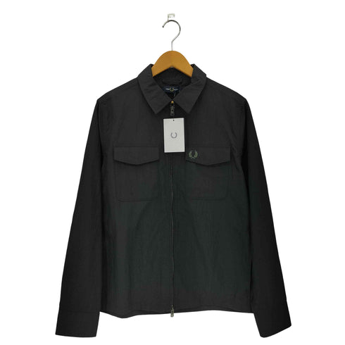 フレッドペリー FRED PERRY Zip Through Overshirt ジップスロー オーバーシャツ メンズ M