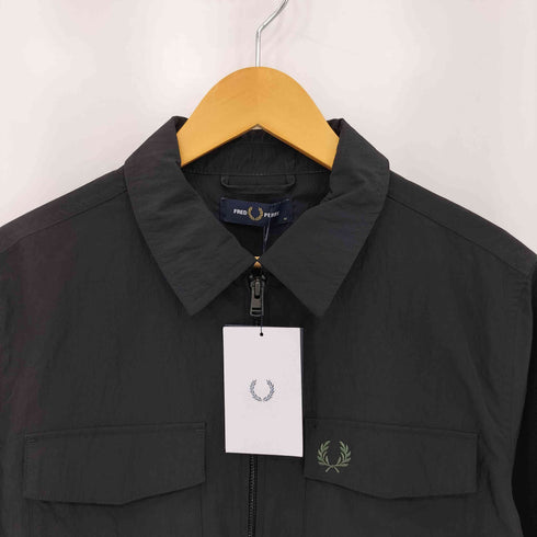 フレッドペリー FRED PERRY Zip Through Overshirt ジップスロー オーバーシャツ メンズ M