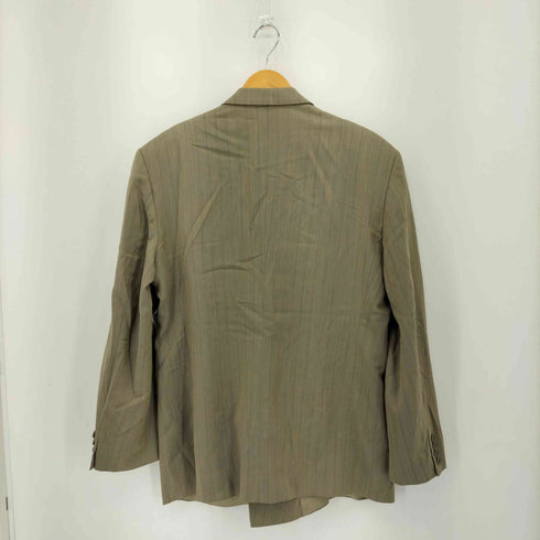 ペリーエリスポートフォリオ PERRY ELLIS PORTFOLIO MARSHALL FIELDS USA製 ショルダーパッド 総柄 ダブルブレスト テーラードジャケット メンズ