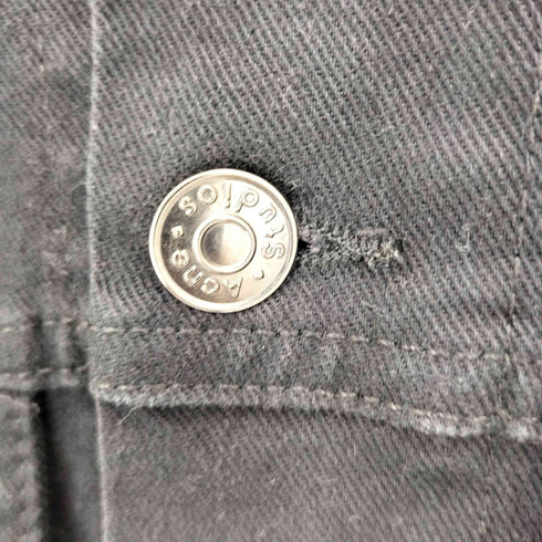 アクネストゥディオズ ACNE STUDIOS WHO BLACK フー デニムトラッカージャケット メンズ 44