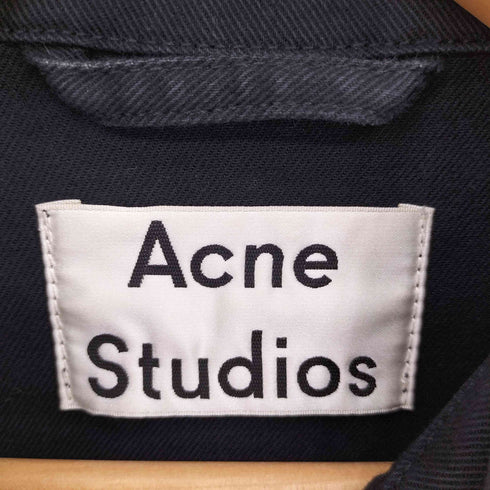 アクネストゥディオズ ACNE STUDIOS WHO BLACK フー デニムトラッカージャケット メンズ 44