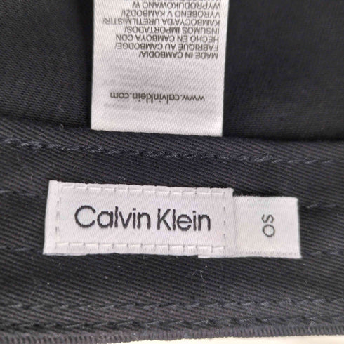 カルバンクライン CALVIN KLEIN CKロゴ 6パネル ベースボールキャップ メンズ OS