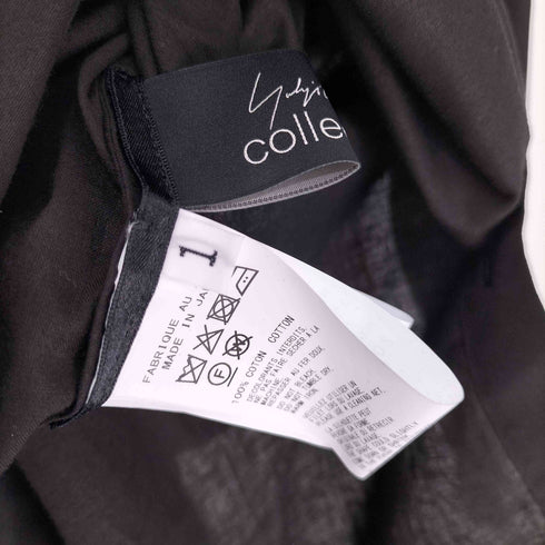 ヨウジヤマモト Yohji Yamamoto collections 25SS 100/-KHADI BACKSIDE FLARED SLIM B 100/-カディ バックサイドフレア スリム B シャツ レディース JPN:1