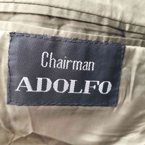 CHAIRMAN ADOLFO USA製 オーバー ダブルブレスト テーラードジャケット メンズ