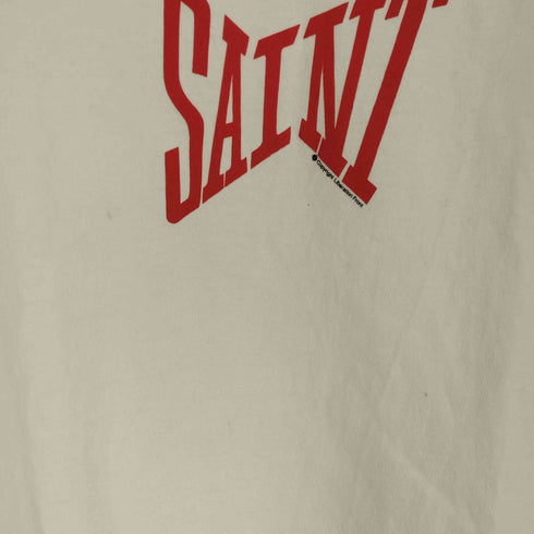 セントマイケル SAINT MICHAEL 24SS RIBON SAINT WH+RD Tシャツ メンズ XL