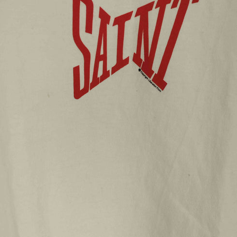 セントマイケル SAINT MICHAEL 24SS RIBON SAINT WH+RD Tシャツ street メンズ XL