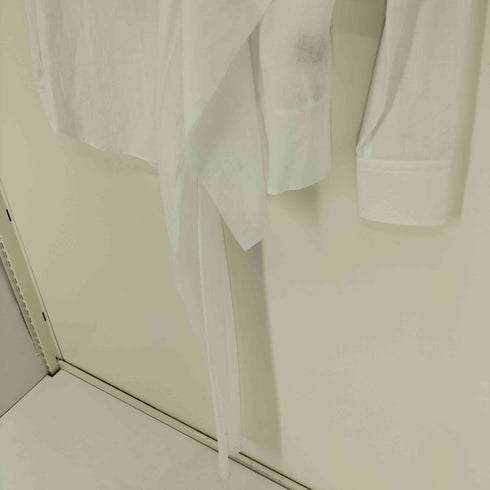 ヨウジヤマモト Yohji Yamamoto collections 25SS 100 KHADI STOLE DETAIL BLOUSE カディ ストールディテール ブラウス レディース JPN:2