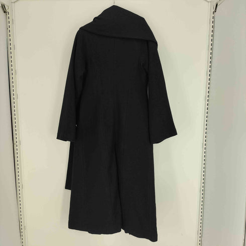 ヨウジヤマモト Yohji Yamamoto 25AW collection look38 WOOL VIYELLA REVERSIBLE STOLE D COAT ウール ヴィエラ リバーシブル ストール D コート メンズ JPN:1