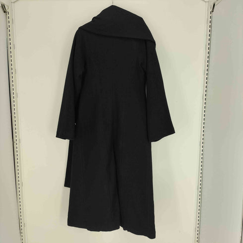 ヨウジヤマモト Yohji Yamamoto 25AW collection look38 WOOL VIYELLA REVERSIBLE STOLE D COAT ウール ヴィエラ リバーシブル ストール D コート メンズ JPN:1