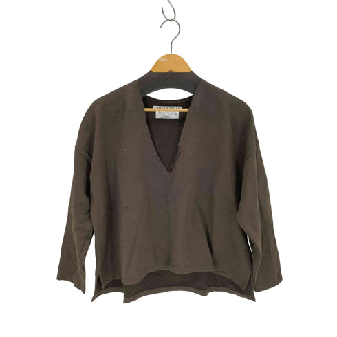アメリカーナ Americana MICA&DEAL 別注 M.C.W バックロゴプリント Vネックプルオーバースウェット レディース FREE