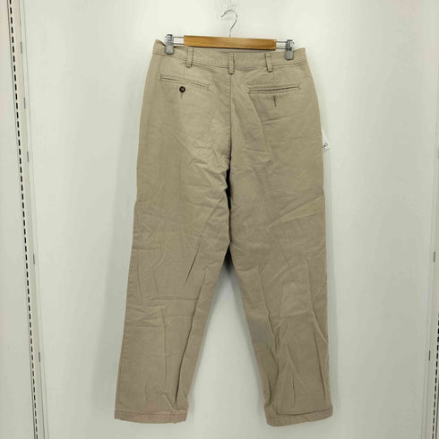 エルエルビーン L.L.Bean DOUBLE L NATURAL FIT 裏地チェック柄 ジッパーフライ チノ スラックス パンツ メンズ 34/32