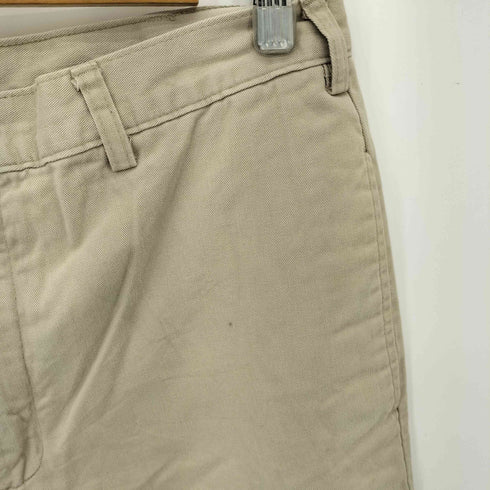エルエルビーン L.L.Bean DOUBLE L NATURAL FIT 裏地チェック柄 ジッパーフライ チノ スラックス パンツ メンズ 34/32