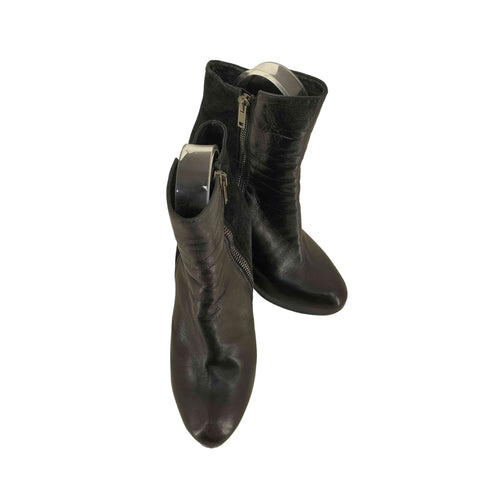 GARETH PUGH スウェード切替ヒールブーツ レディース EUR:37