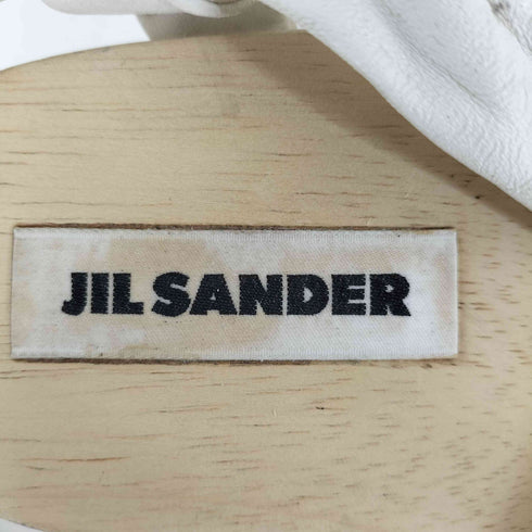 ジルサンダー JIL SANDER lace up clog sandals レザーストラップ ウッドサンダル レディース