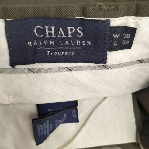 チャップスラルフローレン CHAPS RALPH LAUREN 90s TROUSERS 2タック スラックスパンツ メンズ W38L32