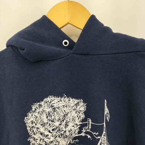 ジャージーズ JERZEES 00s CLIFF IS SCHOOLプリント プルオーバーパーカー メンズ import:XL