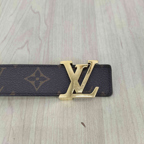 ルイヴィトン LOUIS VUITTON モノグラム サンチュール・LVイニシャル ベルト メンズ 80/32
