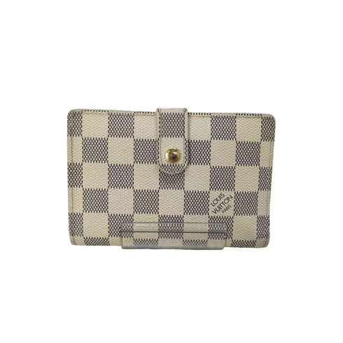 ルイヴィトン LOUIS VUITTON ダミエアズール ポルトフォイユ・ヴィエノワ 二つ折り財布 レディース