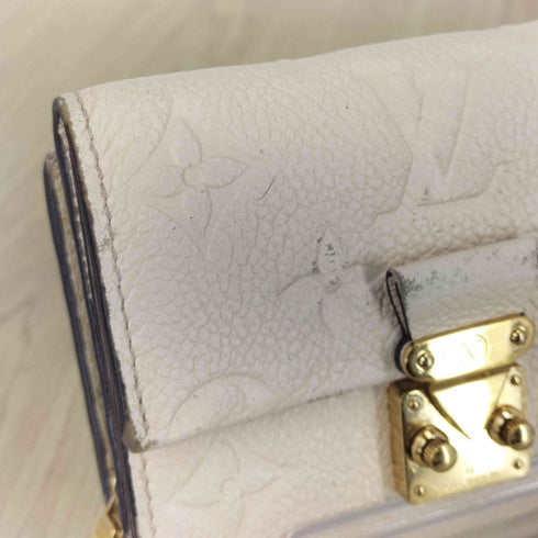 ルイヴィトン LOUIS VUITTON モノグラム アンプラント ポルトフォイユメティス コンパクト 三つ折り財布 レディース