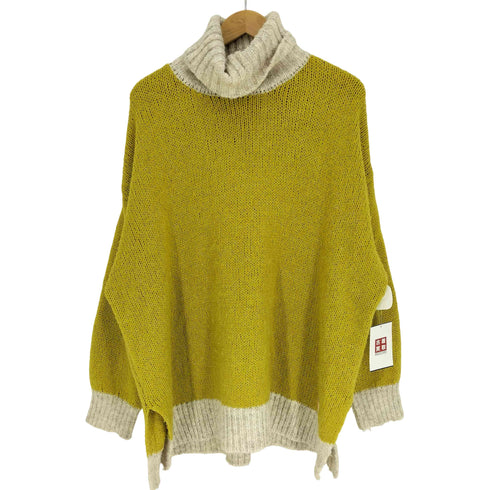 ジャバ JaVa ミックス配色タートルネックニット レディース JPN:XL