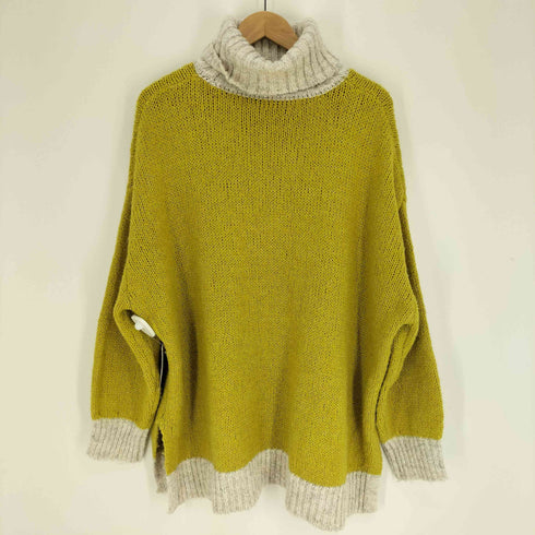 ジャバ JaVa ミックス配色タートルネックニット レディース JPN:XL