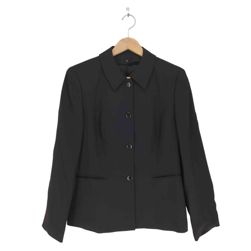バーバリーズ BURBERRYS シルク&モヘア混 シャツジャケット レディース 42