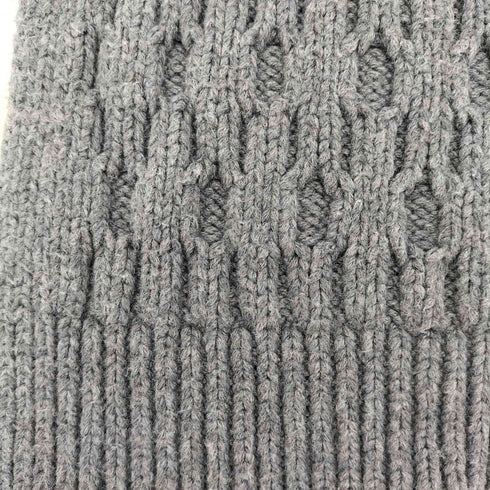 ストーンアイランド STONE ISLAND ロゴパッチ ニットマフラー メンズ