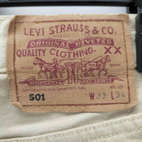 リーバイス Levis 90-00S ユーロリーバイス 501 ボタン裏 292 刻印 5ポケット ボタンフライ デニム パンツ メンズ W33 L:34