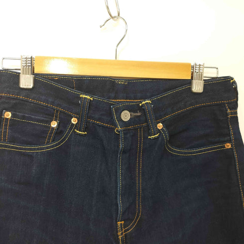 リーバイス Levis 505 レギュラーフィット ストレート デニムパンツ 濃紺 メンズ W29 L33