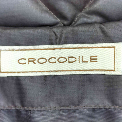 クロコダイル crocodile 丸襟 スナップボタン キルティングジャケット レディース LL