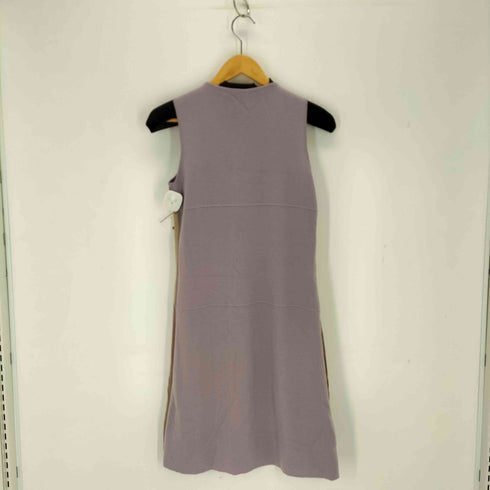 チヴィディーニ CIVIDINI イタリア製 カラーパターンノースリーブニットワンピース レディース JPN:42