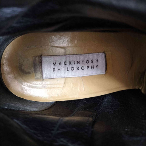 マッキントッシュフィロソフィー MACKINTOSH PHILOSOPHY サイドジップショートヒールブーツ レディース 24