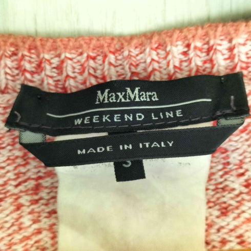 マックスマーラウィークエンド MAX MARA WEEKEND イタリア製 メランジUネックニット レディース JPN:S