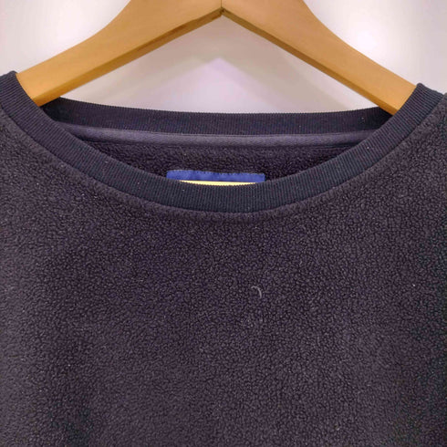 ノーティカ NAUTICA 00s SLEEPWEAR ラウンドヘム ワンポイント刺繍 フリーススウェット メンズ import:XL